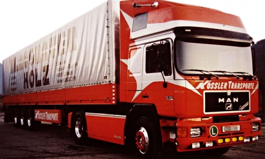 MAN F90 с мотором V10 стал эталоном среди тягачей конца 90-х