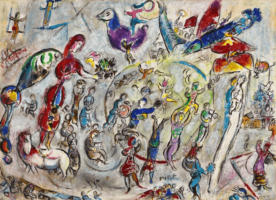  Эскиз к картине «Жизнь», Марк Шагал. © Christie’s