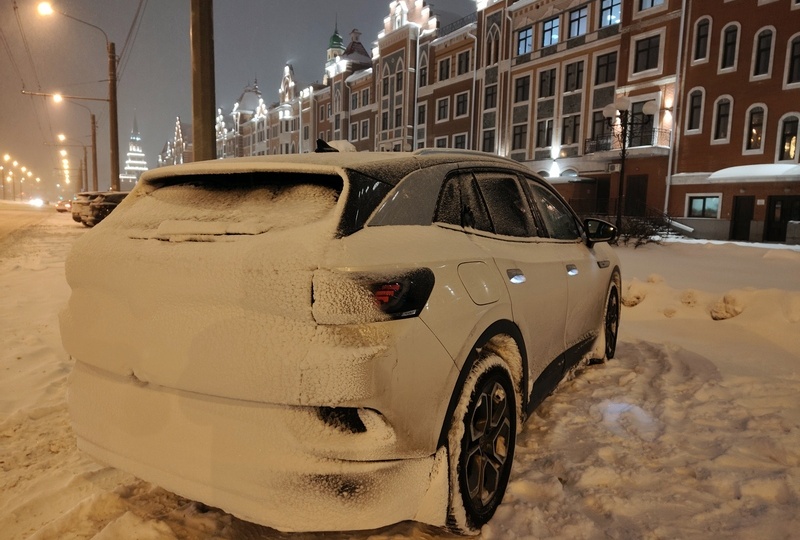 Зимние недостатки электромобиля Volkswagen ID.4