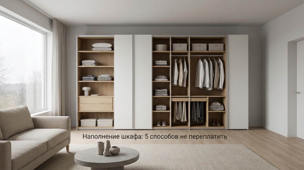    Грамотное планирование внутреннего пространства шкафа-купе помогает сэкономить бюджет и место. MDKUHNY
