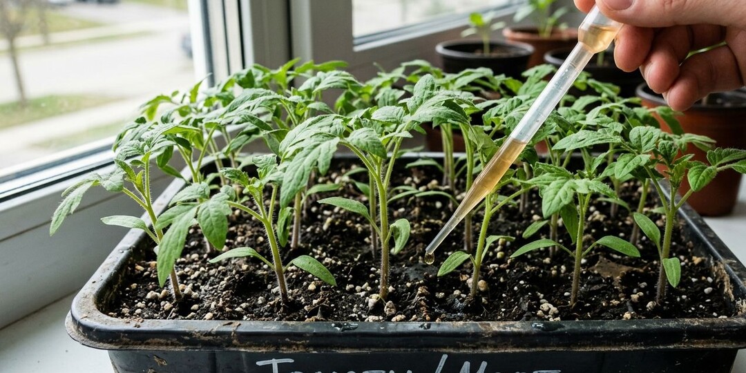 Картофельный отвар — секрет крепкой и приземистой рассады на окне.