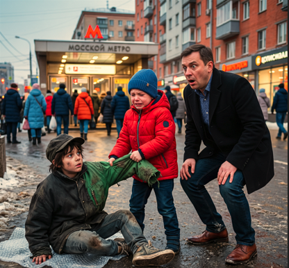 Сын богача вцепился в куртку беспризорника — «Он мой брат, пап!» Мужчина оцепенел, узнав в чумазом лице родные черты