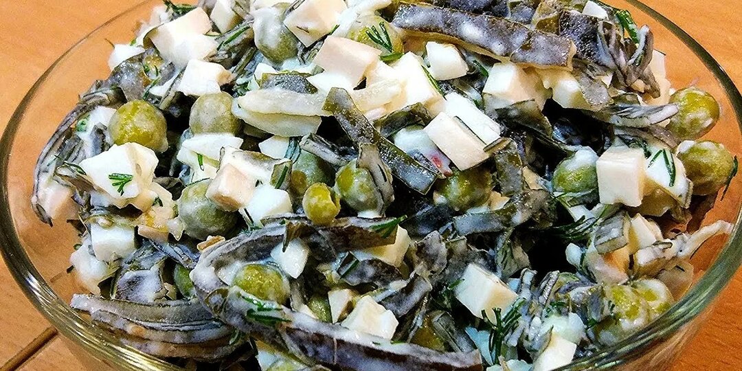 Салат из морской капусты с яйцом и картофелем: Простой и полезный рецепт