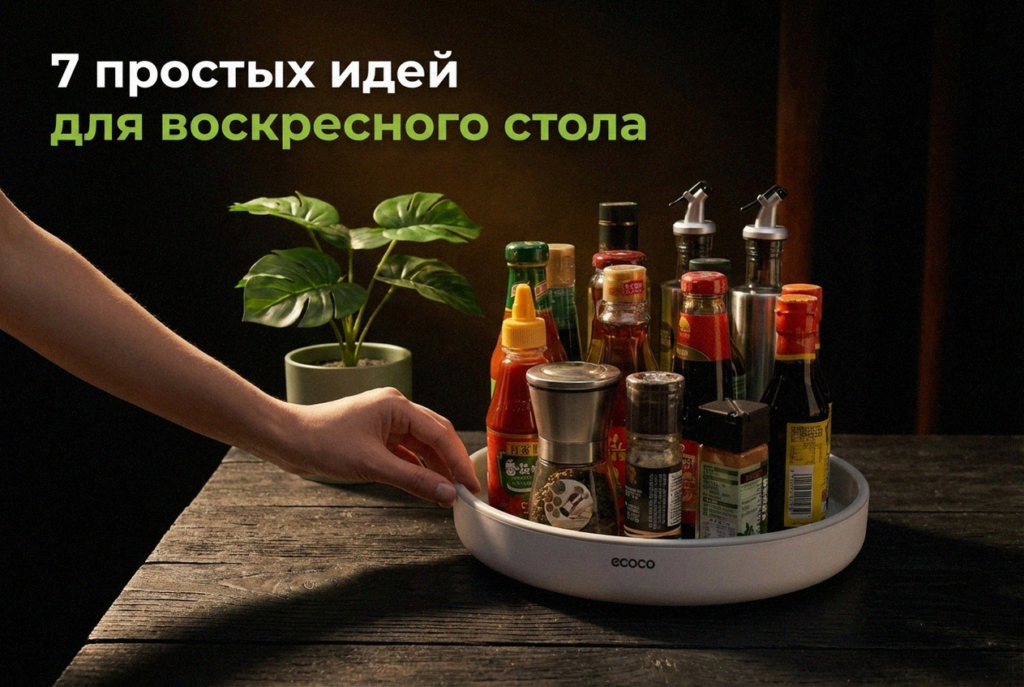    семейный-ужин-7-простых-идей-как-накрыть-стол-в-воскресенье ecoco