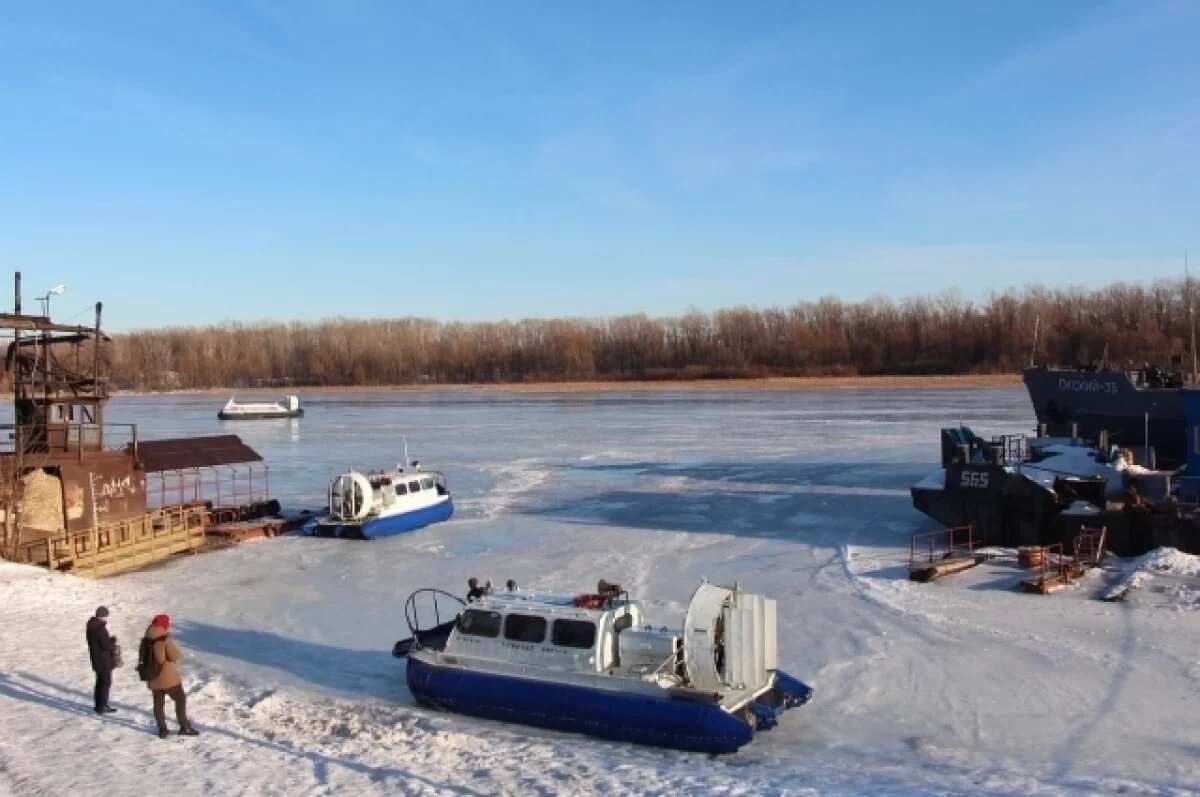    Сезон судов на воздушной подушке в Самаре подошёл к завершению