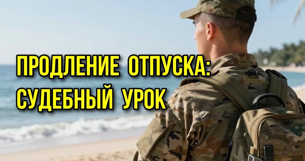 Судебная практика по отпускам военнослужащих