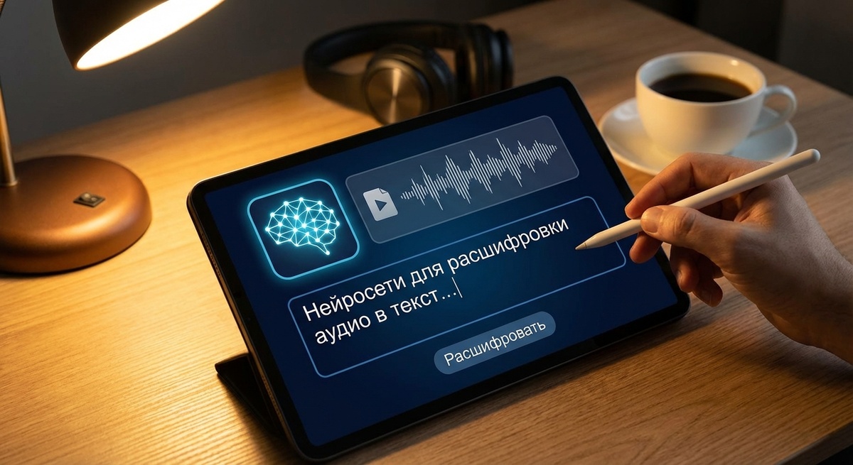 AI для расшифровки аудио в текст