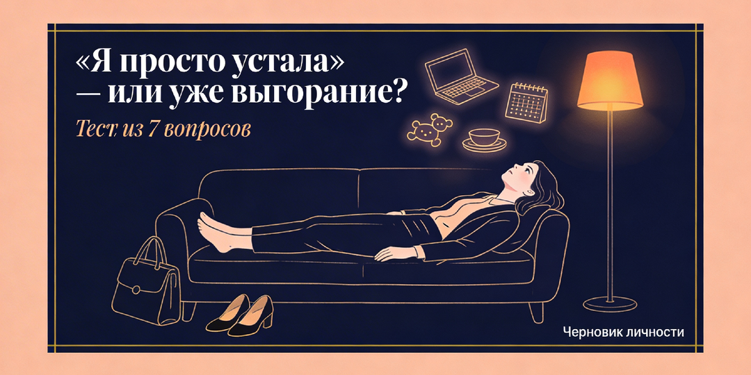 «Я просто устала» - или уже выгорание? Тест из 7 вопросов