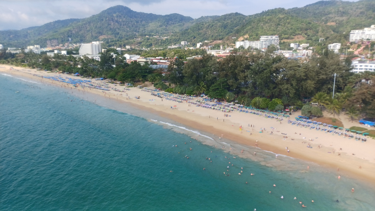 Пляж Карон с высоты птичьего полета автора 2026. фото автора