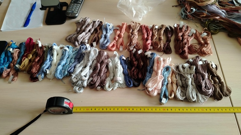 Как я нарезаю мулине DMC для нового процесса вышивки