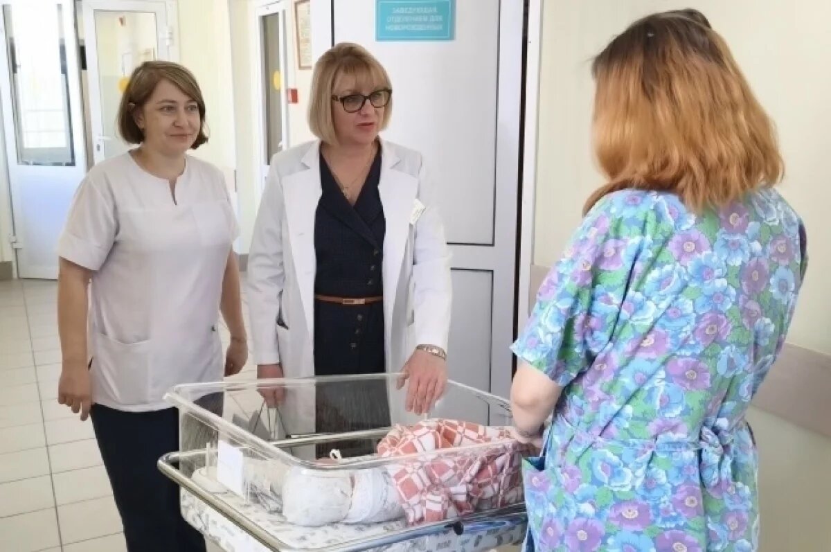    В роддоме №1 г. Иванова жена бойца СВО родила четвертого ребенка