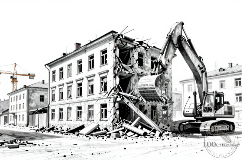 снос домишка