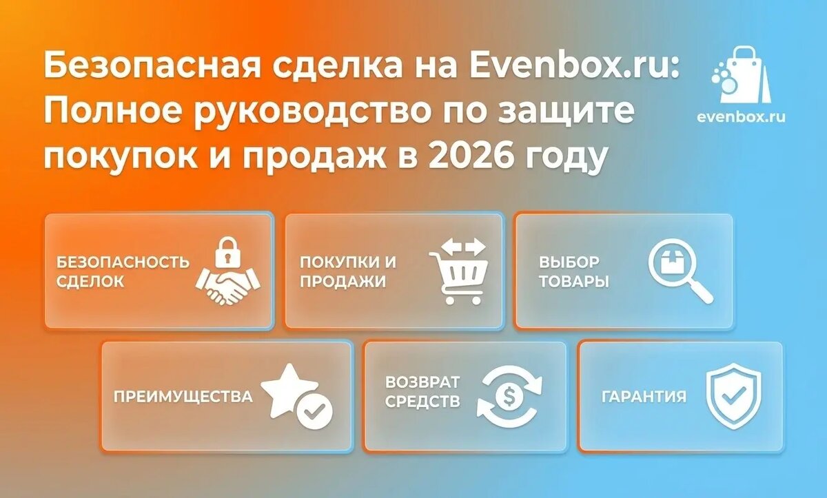 Безопасная сделка на Evenbox.ru: полное руководство по защите покупок и продаж в 2026 году