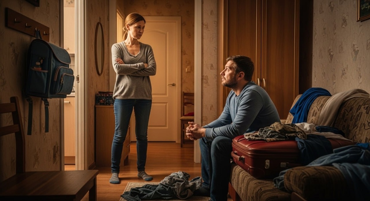 После развода он не собирался съезжать. Продолжал лежать на её диване, есть из её холодильника и обещать «всё исправить». Тогда она поставила одно условие — и он ушёл сам.