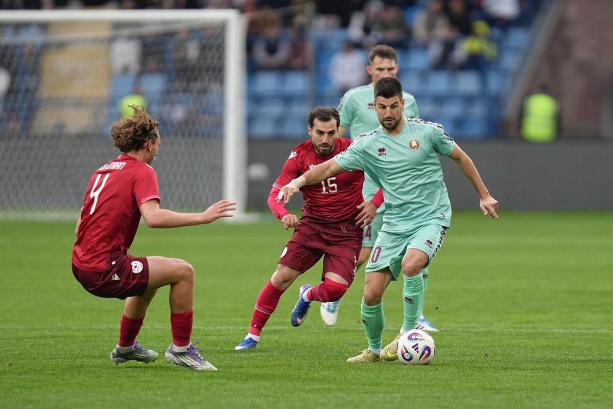  Товарищеский матч сборных Беларуси и Армении. © АБФФ