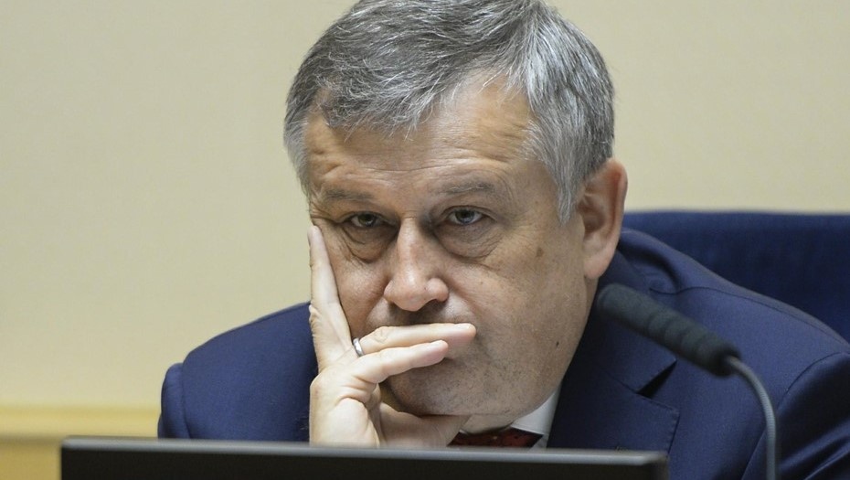    Губернатор Ленинградской области Александр Дрозденко. Автор фото: Александр Веселков/ДП