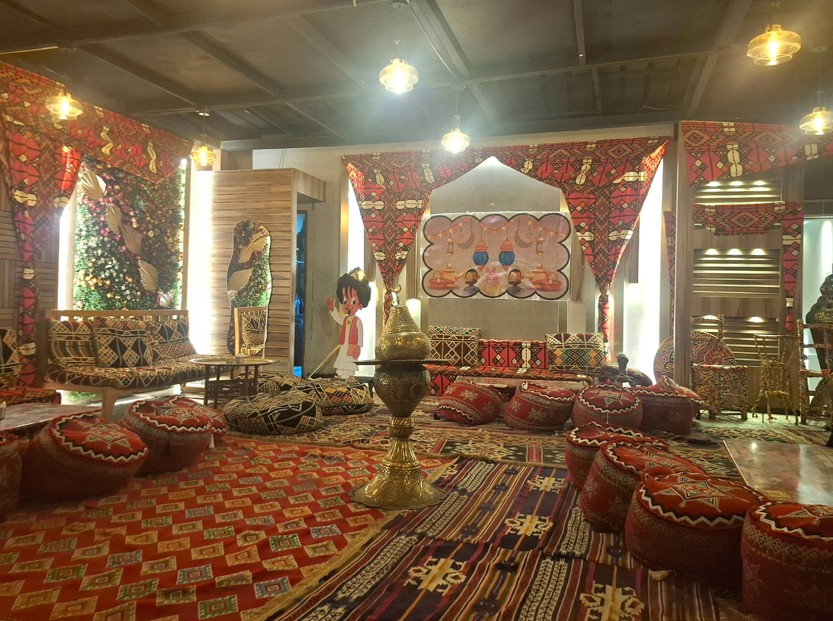 В египетском кафе. Каир, Египет -2026