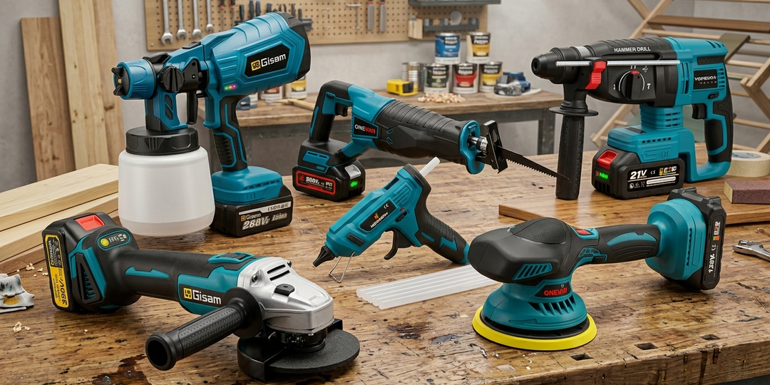 10 аккумуляторных инструментов с AliExpress для дома, сада и гаража: от шуруповёрта до перфоратора