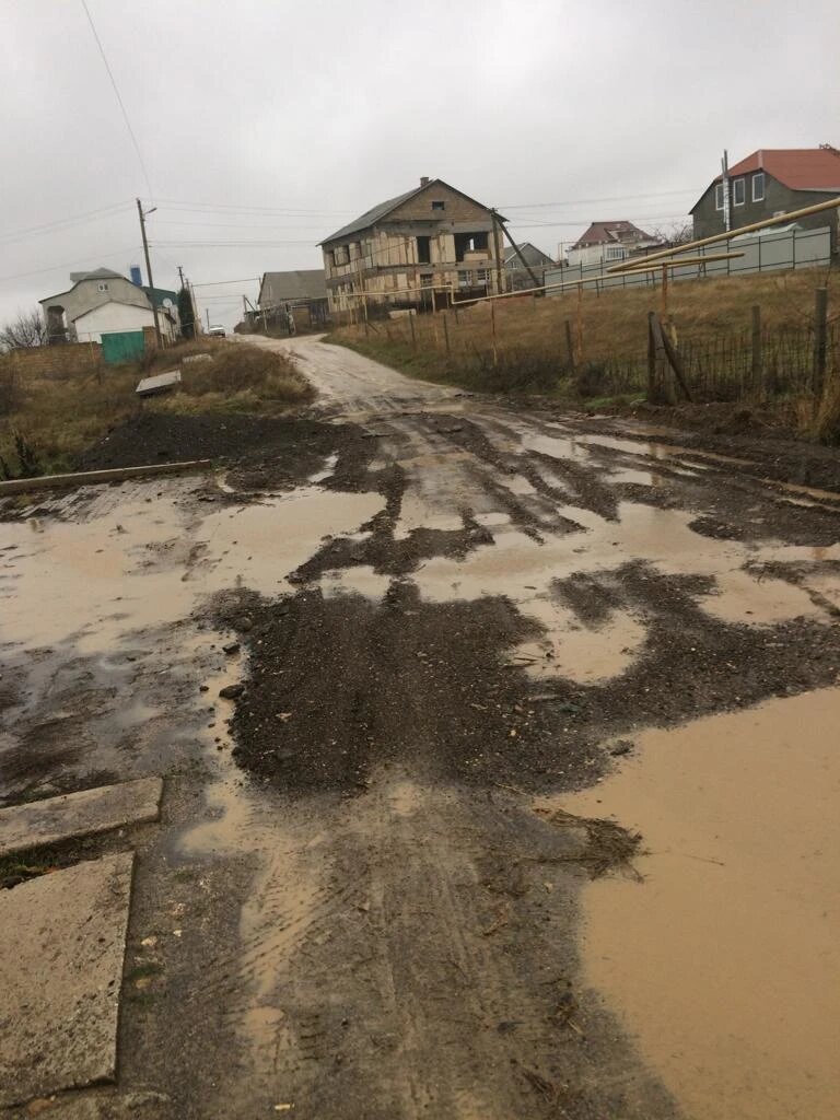 Вот такие дороги были в 2018 году.