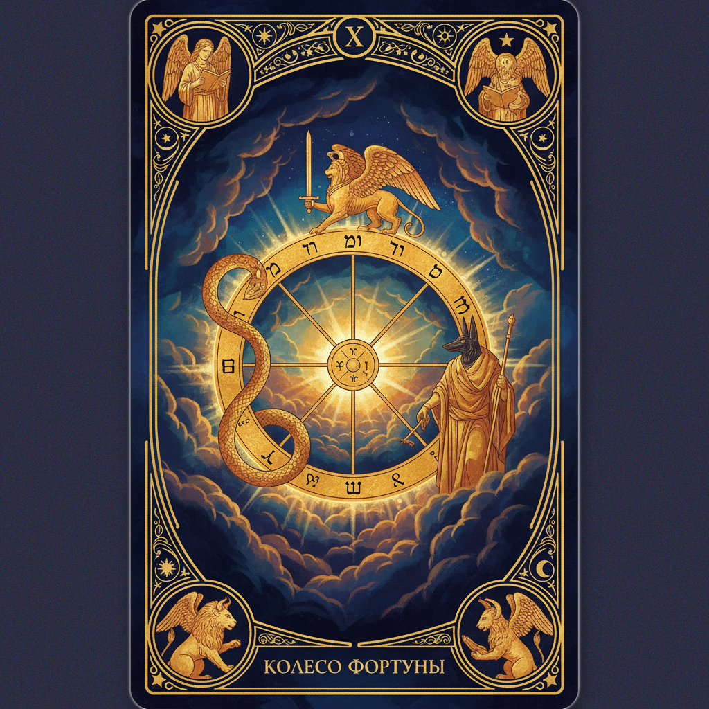 Колесо Фортуны (X) — второй архетип Стрельца
