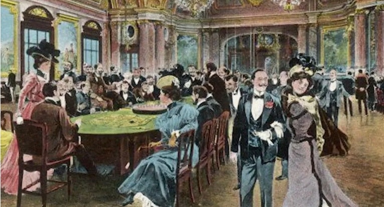  картина  казино  в Монте-Карло