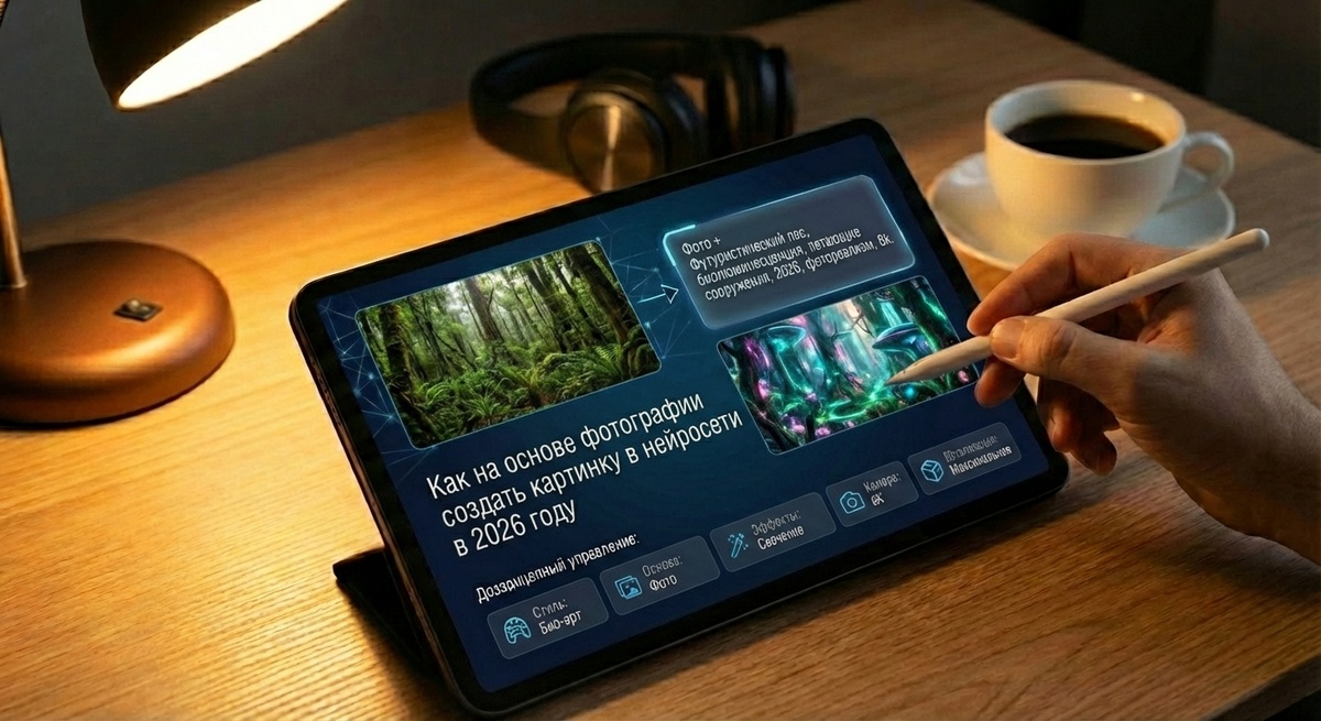 Создание картинок на основе собственного фото