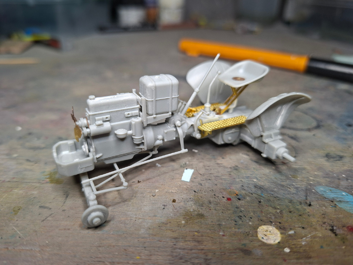 Модель трактора Case Vai почти собрана