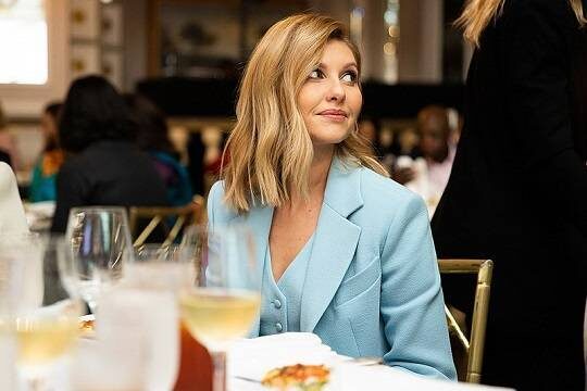    Елена Зеленская пожаловалась на недостаток внимания к Украине (фото: president.gov.ua)