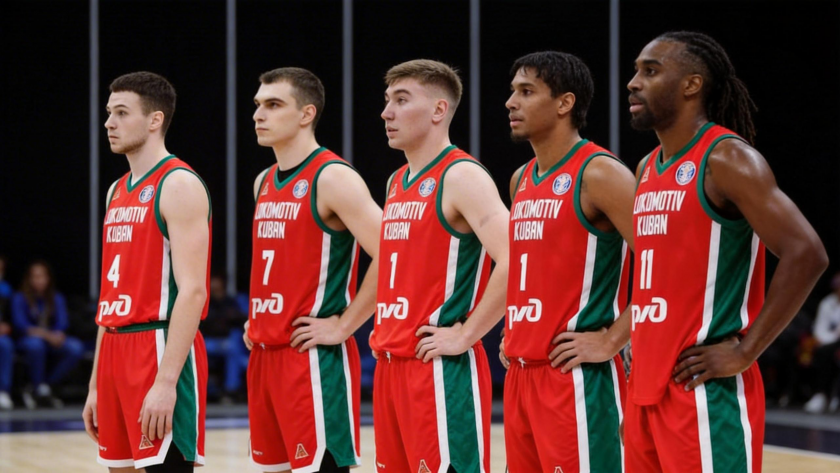    Баскетболисты "Локомотива-Кубани" | © Фото : Пресс-служба БК "Локомотив-Кубань"