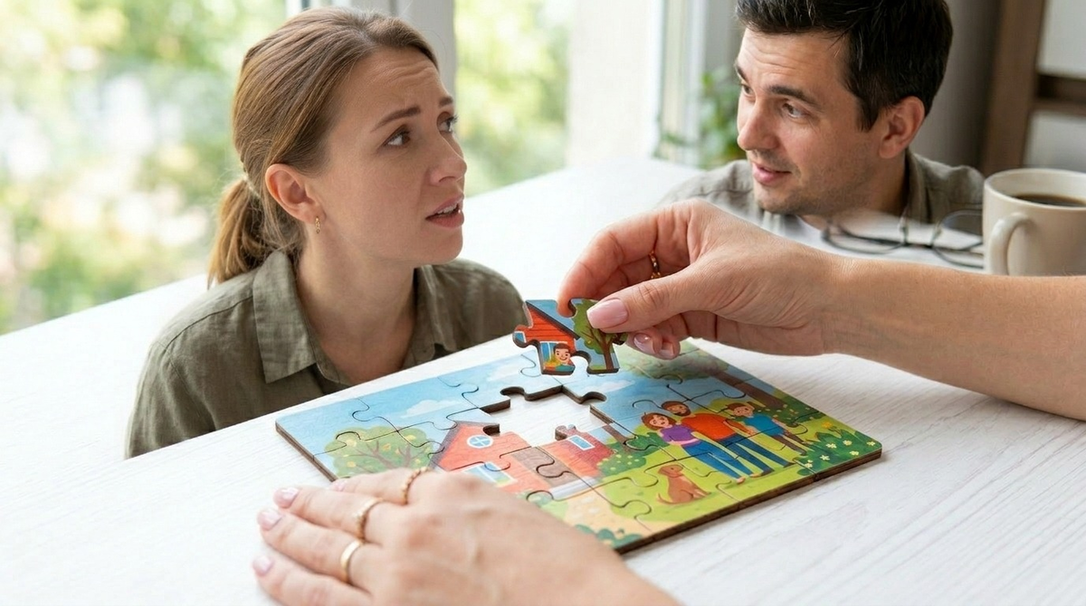 Пазл не складывается. Пытаешься вспоминать детали и приходишь к выводу, что ты не права.