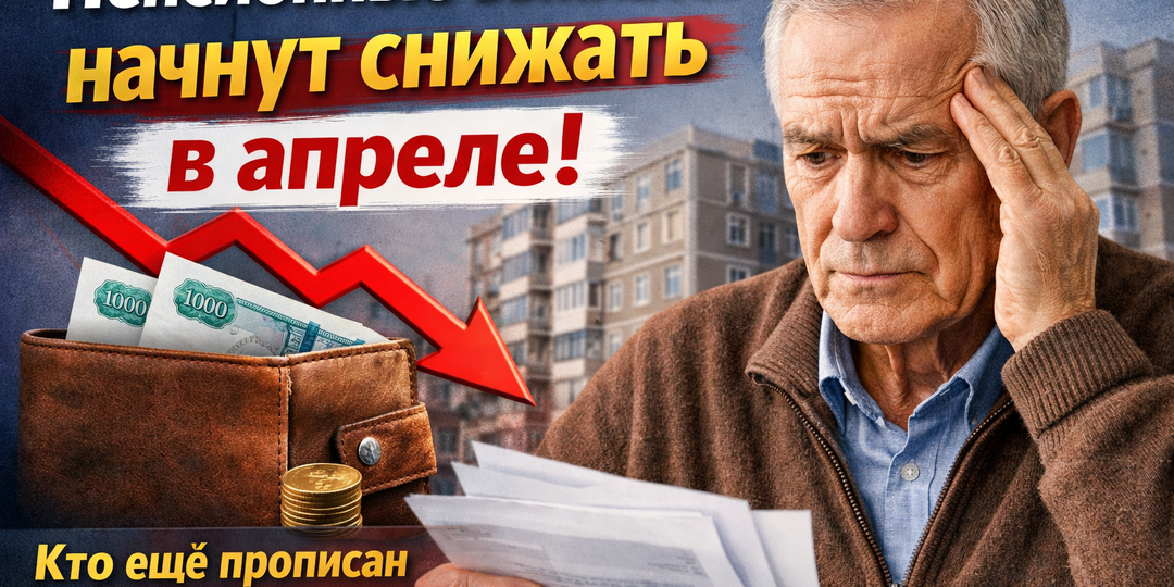 📉 Почему с апреля начнут уменьшать пенсионные выплаты тем, кто зарегистрирован в квартире не один