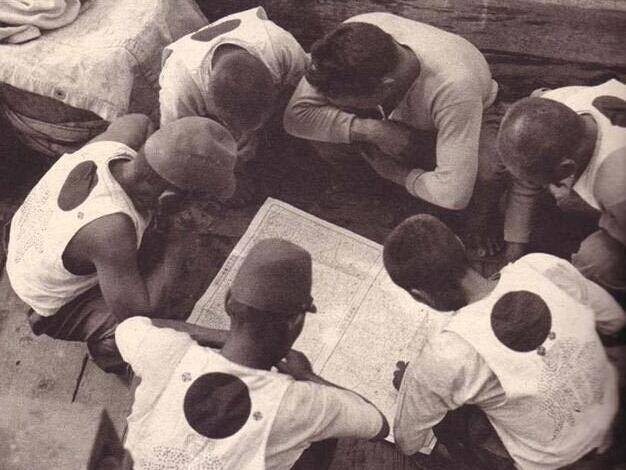 Талисманы японских солдат Второй Мировой: "флаги удачи" йозегаки хиномару и вышивки сэннинбари "стежки тысячи человек"