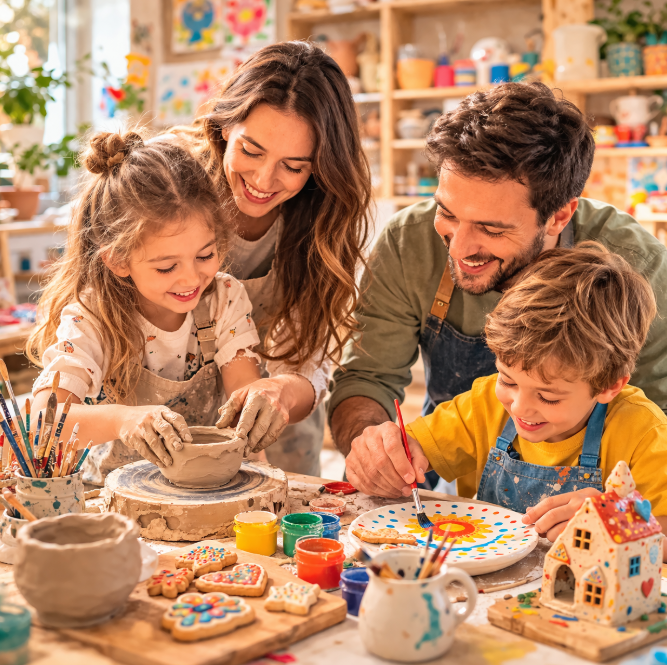 Посещение мастер-классов: польза для развития и семейного единства 