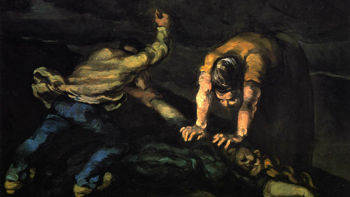     Поль Сезанн. Убийство. 1870