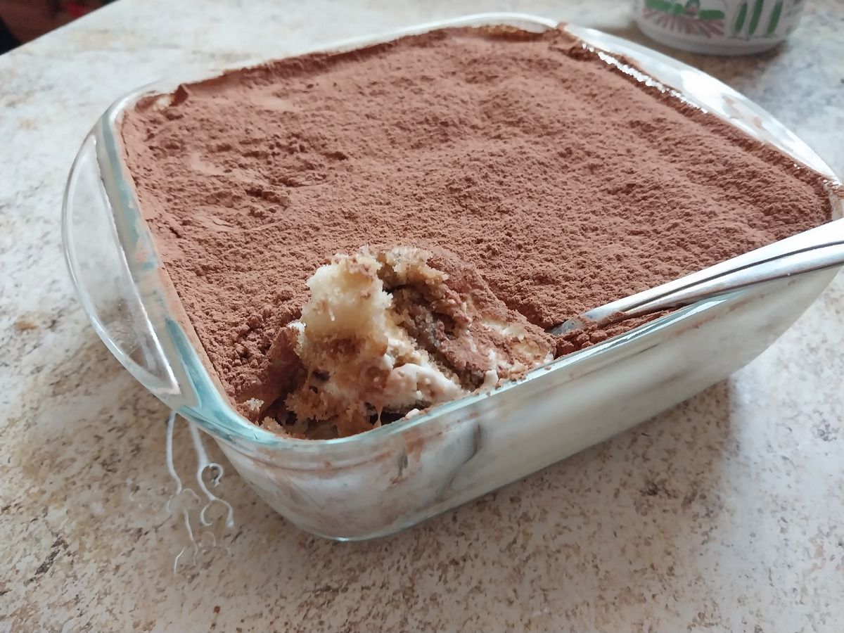 Не успела сфотографировать, уже кто-то попробовал!