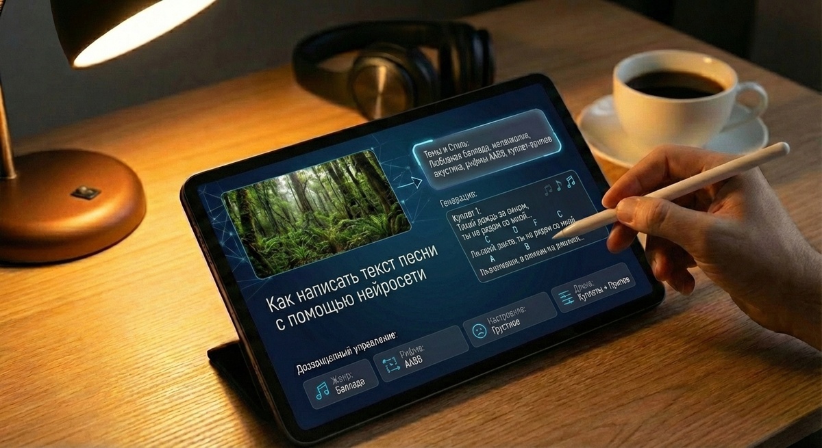 Написание текстов песен с помощью AI в 2026 году