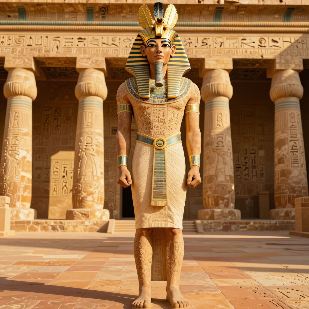 Иллюстрация: фараон Тутанхамон