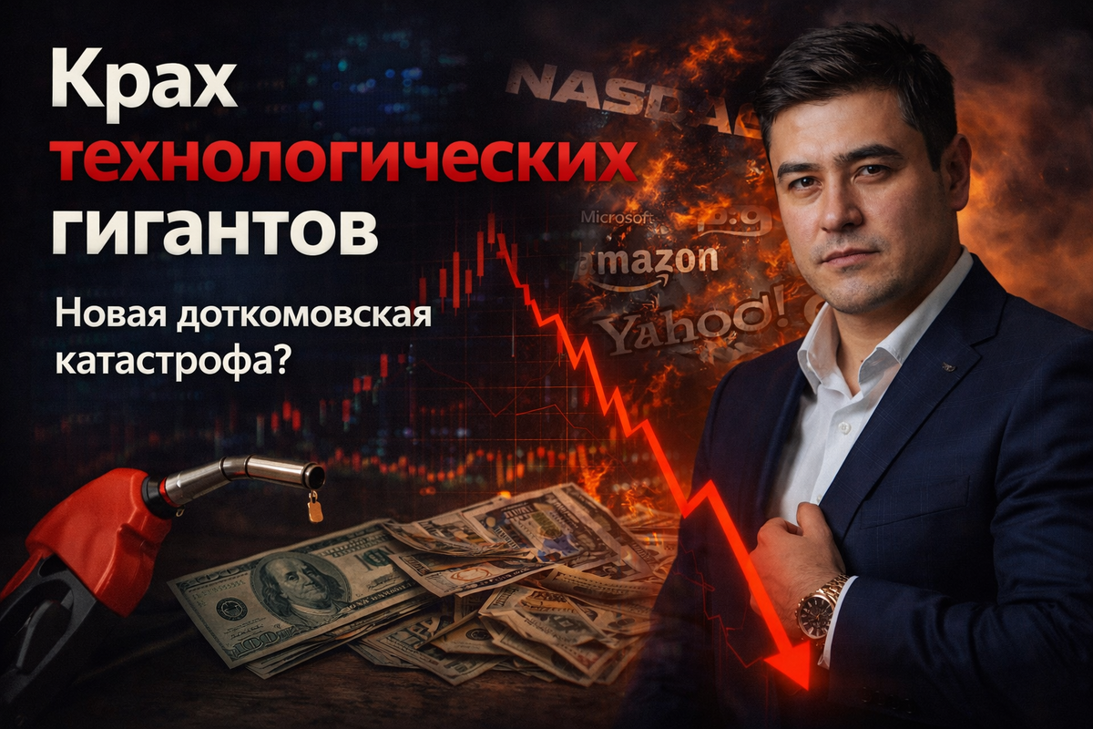 Падение технологических акций США сильно напоминает финал доткомовской эпохи
