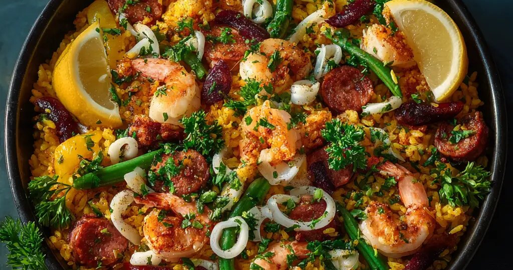 "Паэлья": Яркое блюдо с неповторимым вкусом🍤🍚