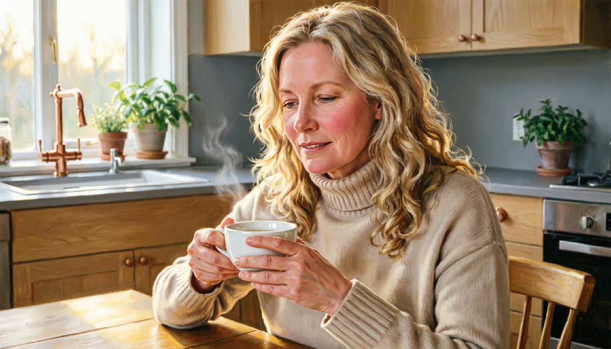 Чашка чая в ладонях — это не просто напиток. Это пауза между ночью и суетой.