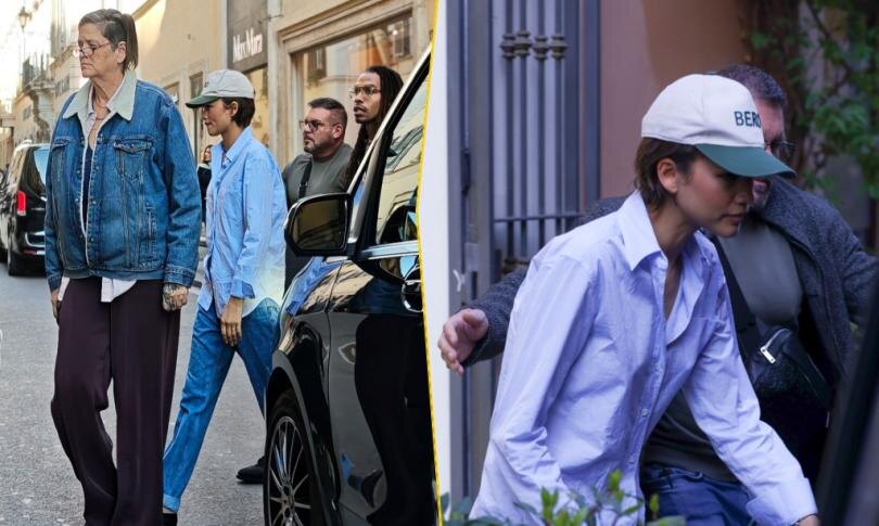    Источник: Backgrid USA | Зендая в Риме:спокойный образ, в котором решают детали