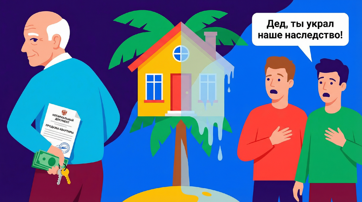 Наследство украли? Свёкор оформил квартиру умершего сына на себя и продал, пока внуки жили в другом городе. Разбираемся, законно ли это