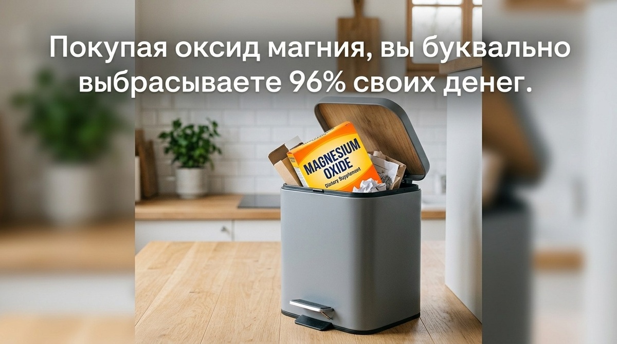 «Покупая оксид магния, вы в прямом смысле выбрасываете 96% потраченных денег»