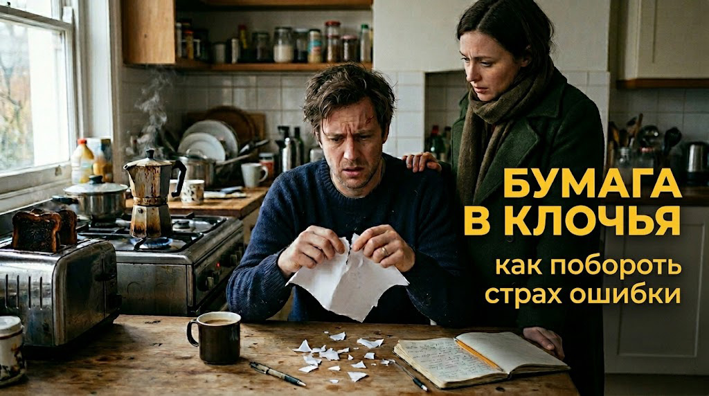 Белые хлопья бумаги медленно оседали на темной деревянной столешнице