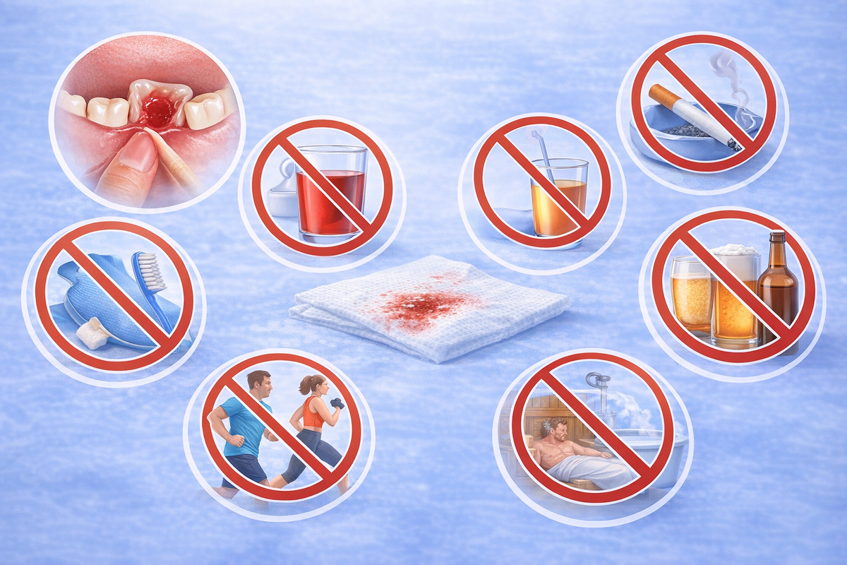 Что нельзя после удаления зуба