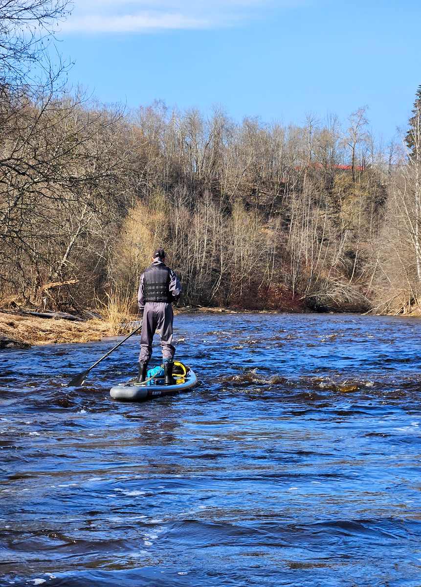 Сплав на сапах по реке Тосна
