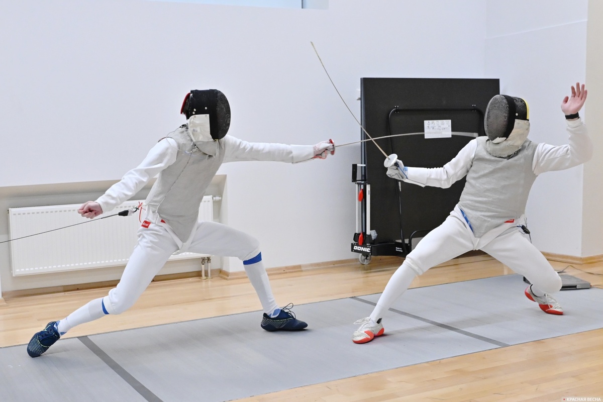     Фехтование. Рапира. Мужчины (архивная фотография)   
Иван Лазебный (с) ИА Красная Весна