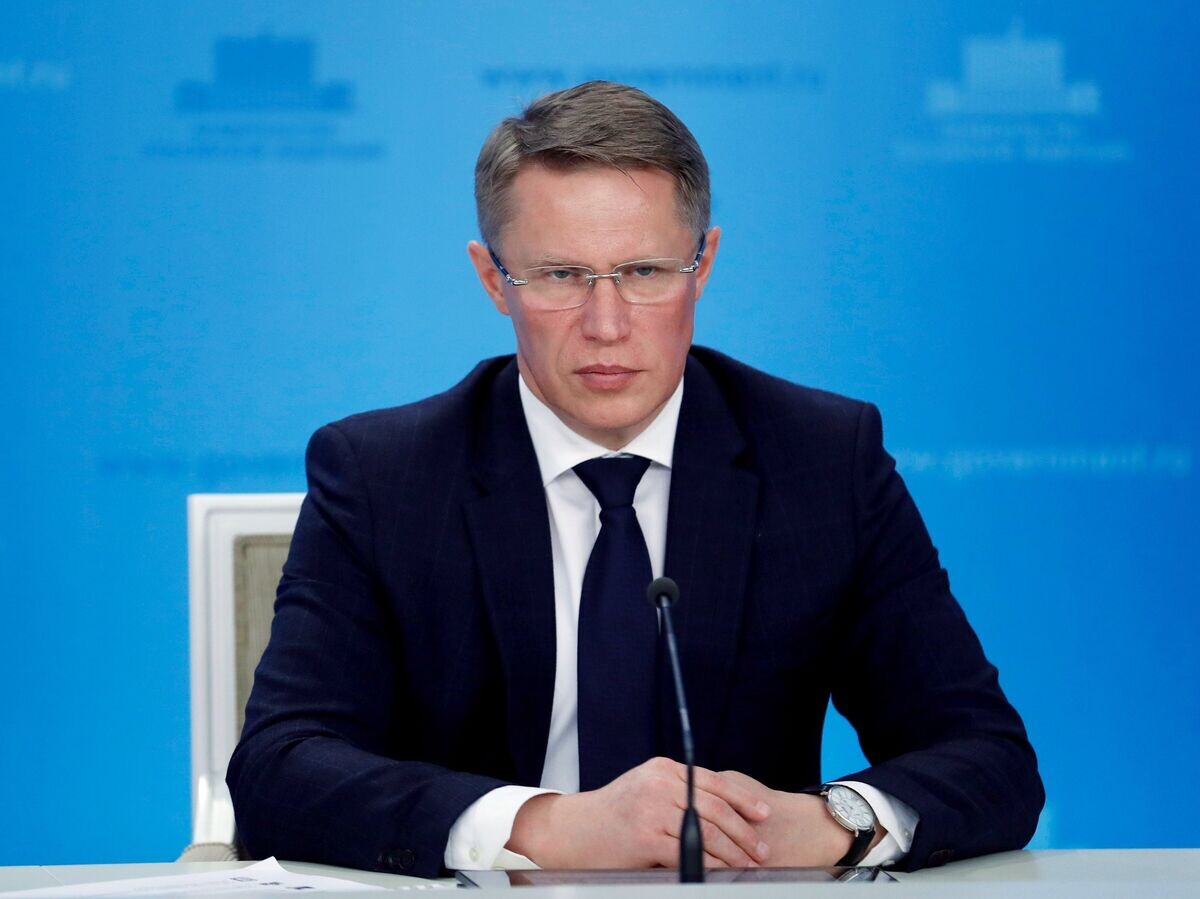    Брифинг министра здравоохранения РФ М. Мурашко© РИА Новости . Дмитрий Астахов