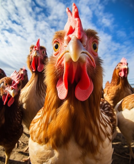 Дефицит витамина B у кур