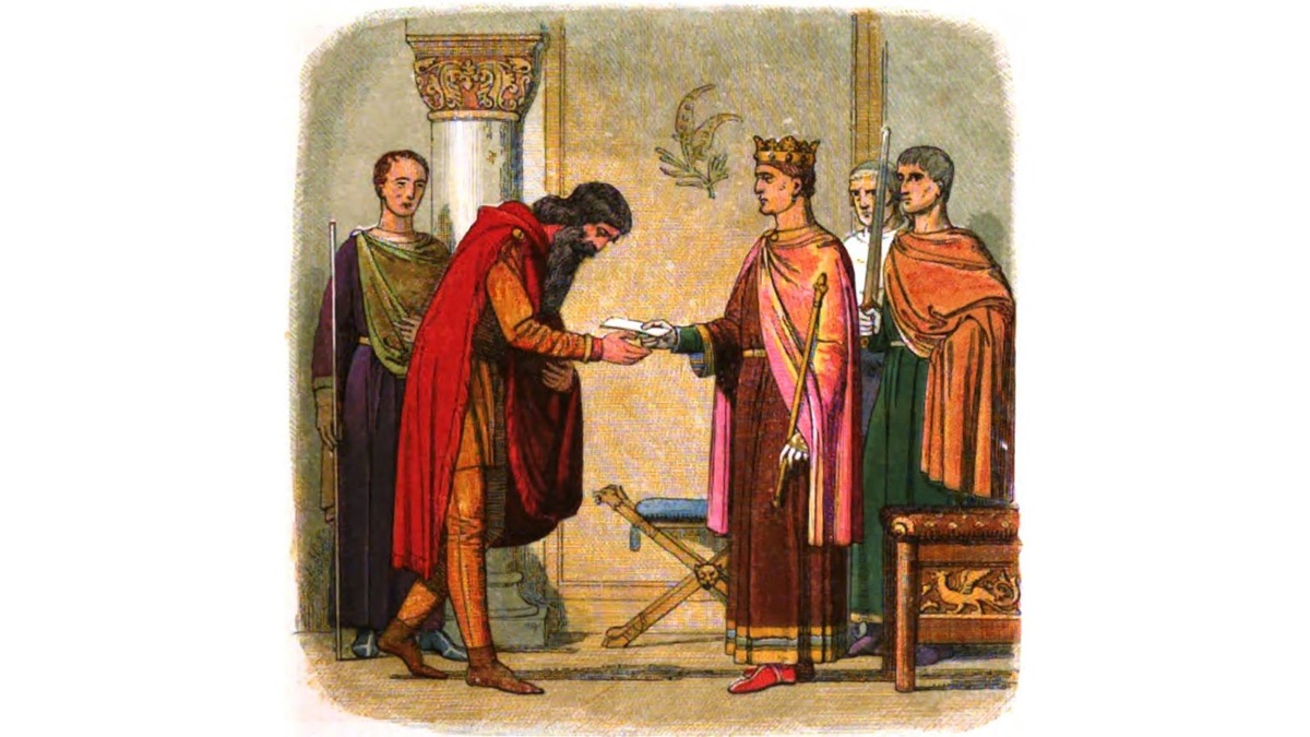    Генрих II даёт разрешение Диармайду мак Мурхаду сформировать силы, чтобы вернуть Ленстер